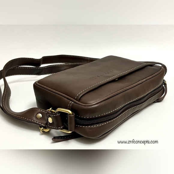 Brown (Camera) bag full grain leather - Picture 5 of 8